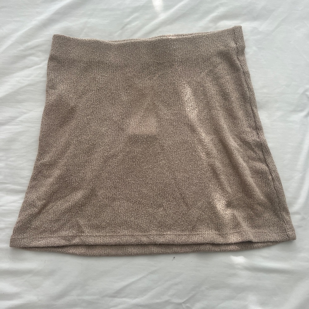 Mini knit skirt